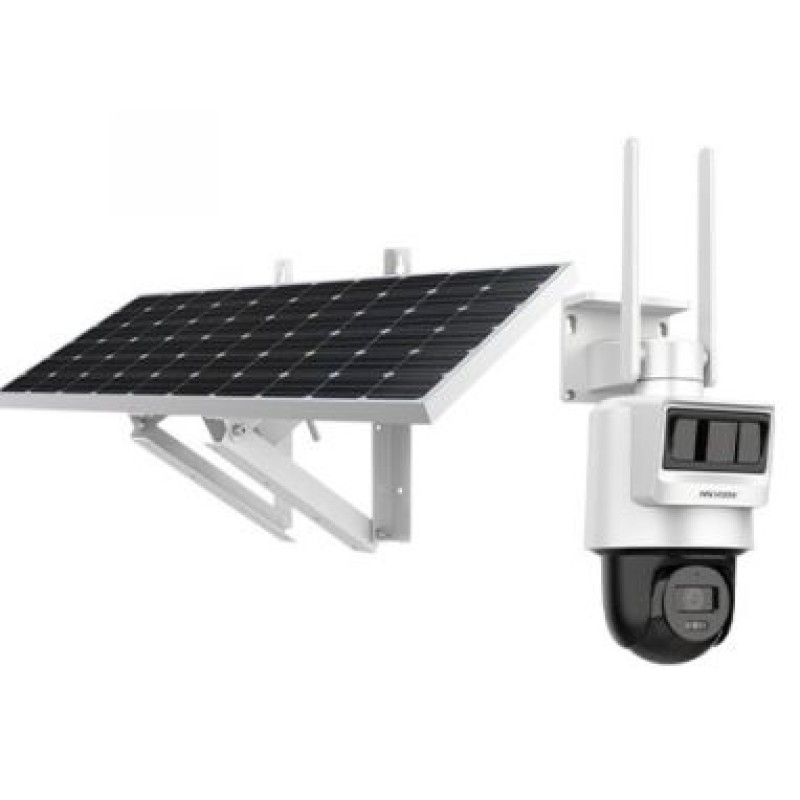 4MP 2.8mm Sabit Lens 4G, MicroSD Kart, Pır+Radar, Pan&Tilt IP66 Solar Kamera